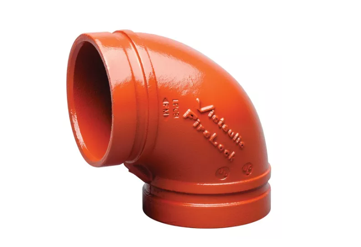 Codo ranurado Firelock de 8″ x 90