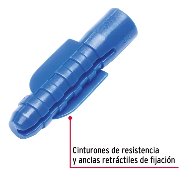 Taquetes de Plástico 3/8